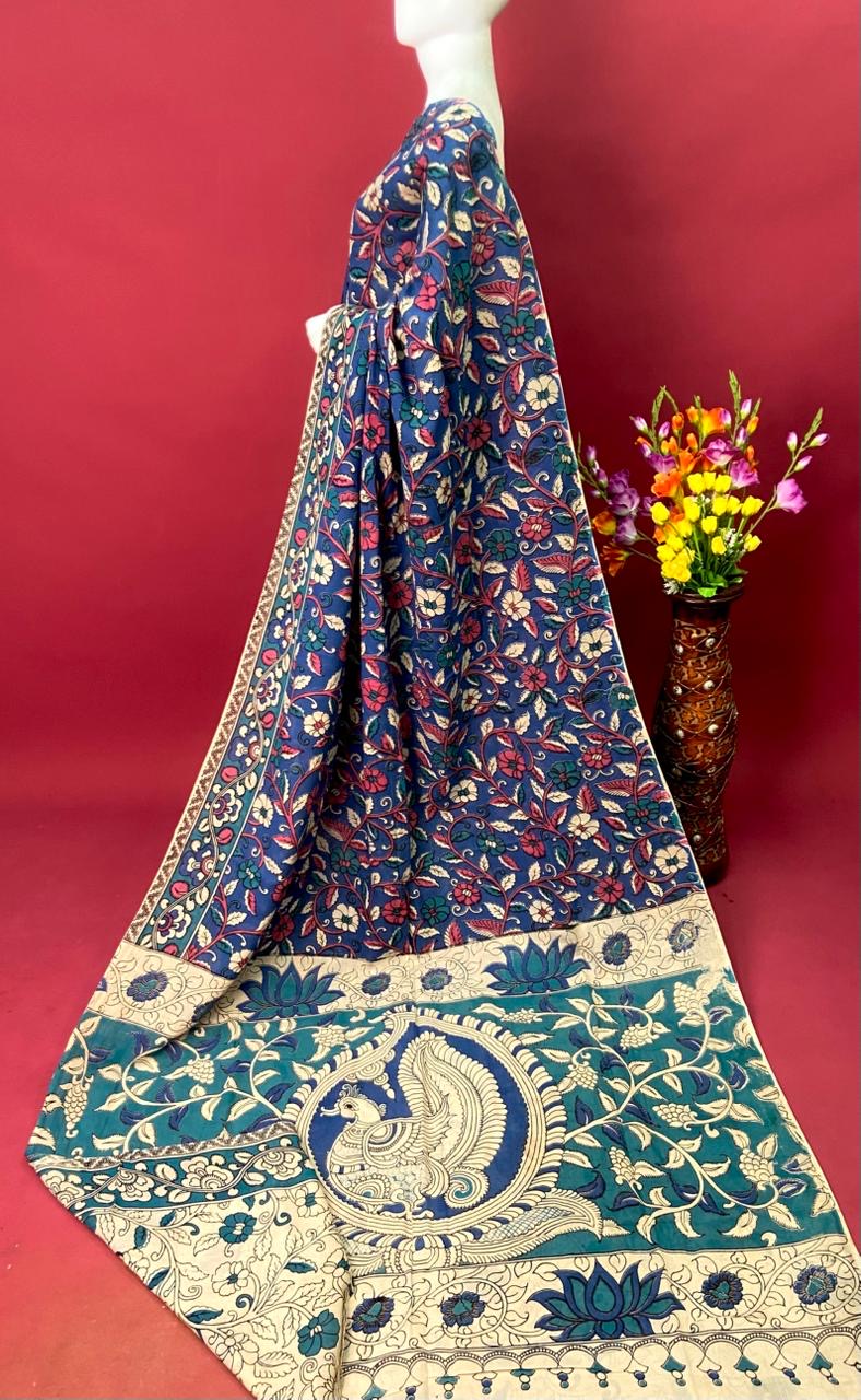 Kalamkari Premium Cotton Saree - View 18