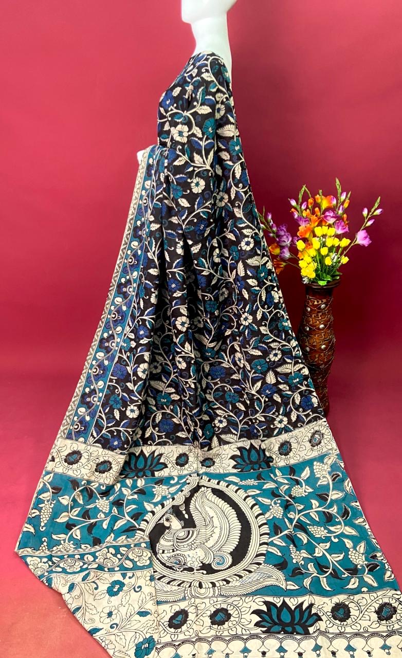 Kalamkari Premium Cotton Saree - View 1