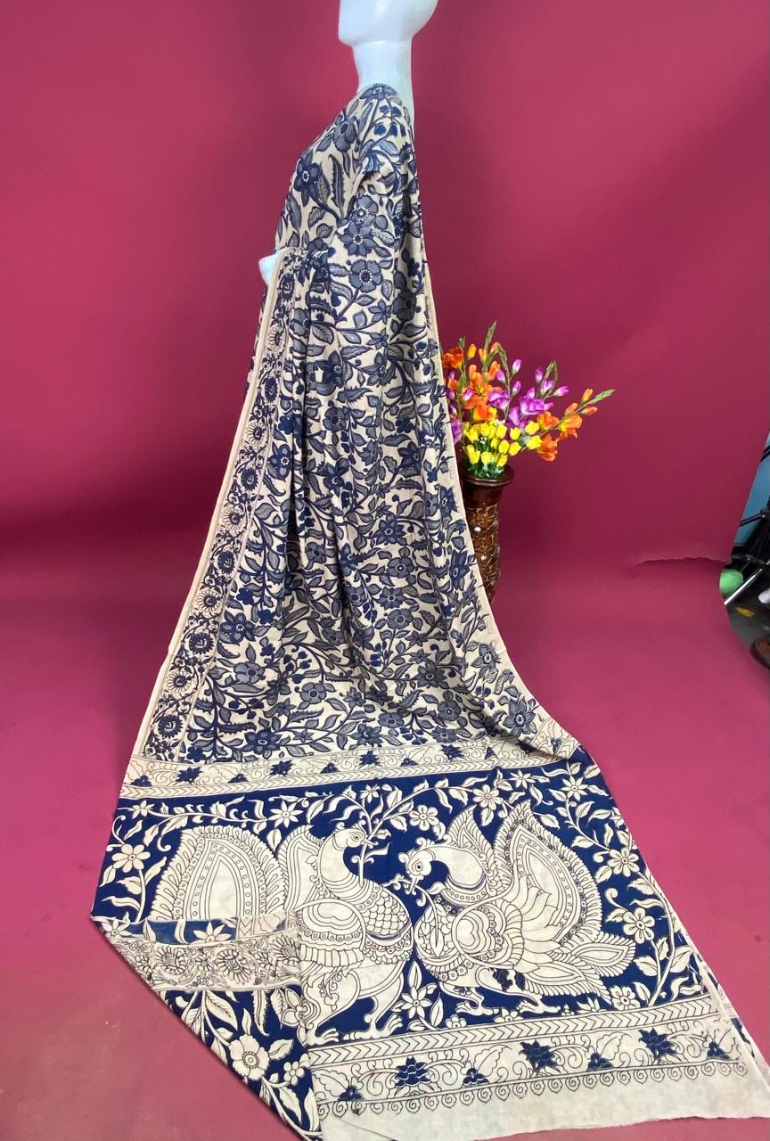 Kalamkari Premium Cotton Saree - View 57