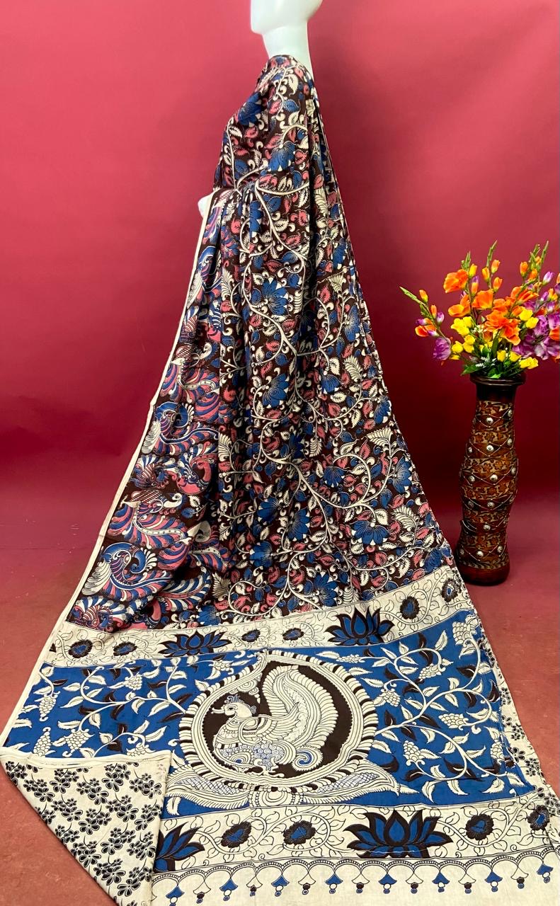 Kalamkari Premium Cotton Saree - View 19